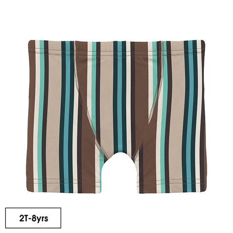 Kickee Pants Boy's Boxer Brief | Dad's Tie Stripe Clothing Kickee Pants