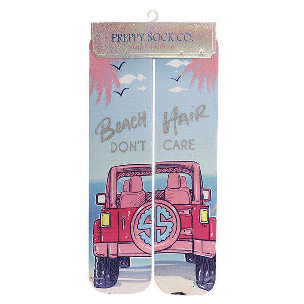 Simply Southern | Preppy Crew Socks Clothing Simply Southern Beach Hair