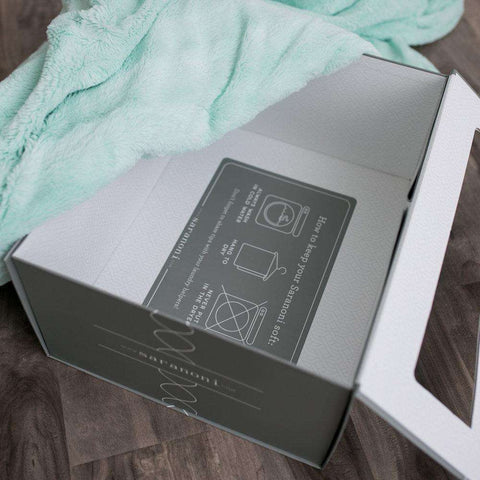Saranoni Luxury Blanket | Premium Gift Box For Extra Large Blankets Bedding Saranoni