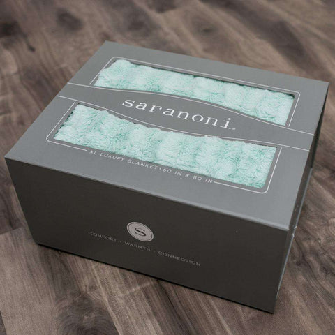 Saranoni Luxury Blanket | Premium Gift Box For Extra Large Blankets Bedding Saranoni