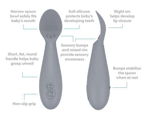 EzPz ~ Tiny Spoon (2-pack)  EZPZ Happy Mats