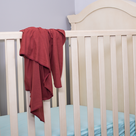 Bumblito | Stretch Swaddle Set ~ Burnt Sienna Bedding Bumblito