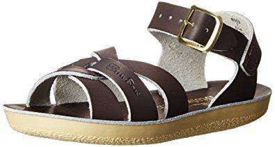 Sun-San Swimmer Sandal | Brown (children's) Shoes Salt Water Sandals by Hoy Shoes