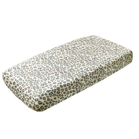 Copper Pearl | Premium Knit Diaper Changing Pad Cover ~ Zara Bedding Copper Pearl