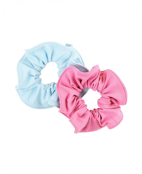 Ruffle Butts ~ 2-Pack Sky blue & Orchid Hair Scrunchies Clothing RuffleButts