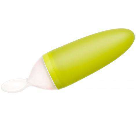 Boon Squirt Silicone Dispensing Spoon Baby Boon Green