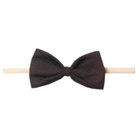 Copper Pearl Bowtie Nylon Bow ~ Moose Baby Copper Pearl