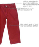 RuggedButts ~ Cranberry Straight Chino Pants Clothing RuggedButts