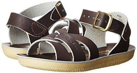 Sun-San Swimmer Sandal | Brown (children's) Shoes Salt Water Sandals by Hoy Shoes