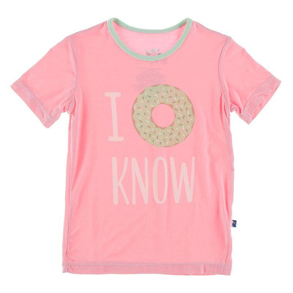Kickee Pants Short Sleeve Tailored Fit Graphic Tee ~ Lotus I Donut Know Clothing Kickee Pants