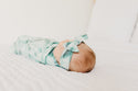 Copper Pearl Knit Headband Bow ~ Bahama Baby Copper Pearl