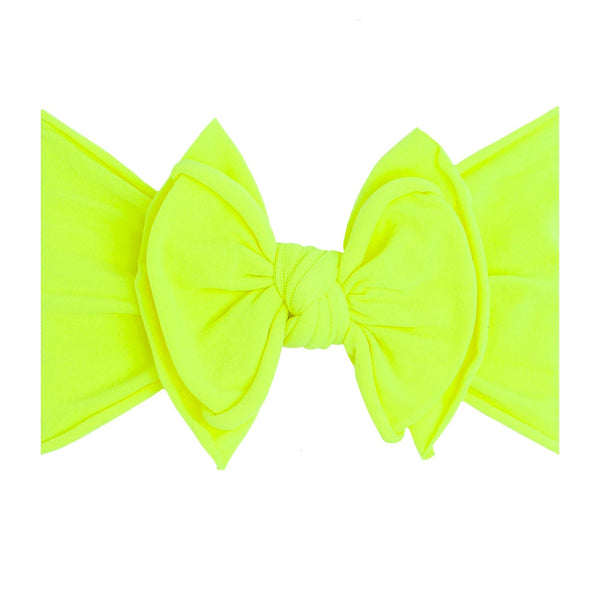 Baby Bling Bows | FAB-BOW-LOUS Headband ~ Neon Safety Yellow Baby Baby Bling Bows   