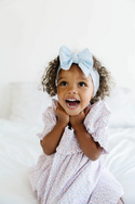 Baby Bling Bows | Dang Enormous Bow Headband ~ Sky Baby Baby Bling Bows