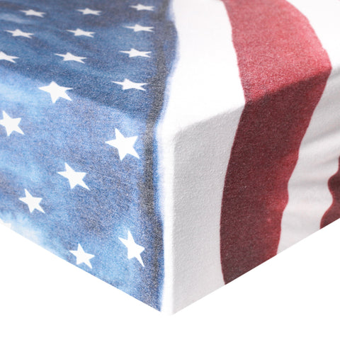 Copper Pearl | Premium Knit Fitted Crib Sheet ~ Patriot Bedding Copper Pearl