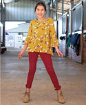 RuffleButts ~ Cranerry Ponte Pants Clothing RuffleButts