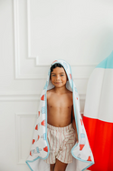 Copper Pearl | Muslin Hooded Towel ~ Rocket BathTime Copper Pearl