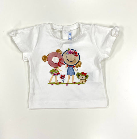 Summer Hats Shirt w/ Bow Sleeves & Olive Shorts | 6month Clothing Mayoral Clothing