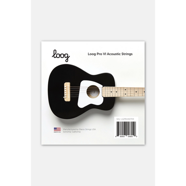 Loog Guitar 6-String Set  - Pro VI Acoustic Toys Loog