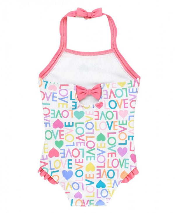 RuffleButts | Ruffle Halter One Piece Swimsuit ~ Love Clothing RuffleButts