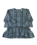 RuffleButts ~ Noah Plaid Peplum Top Clothing RuffleButts   