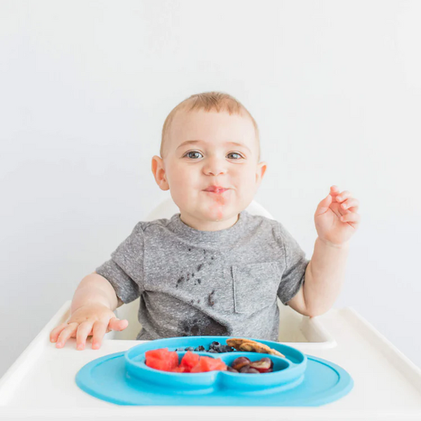 EzPz Mini Mat Blue Feeding EZPZ Happy Mats