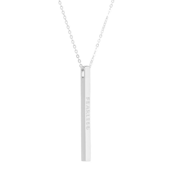 MantraBand Necklace | Fearless Jewelry MantraBand Silver