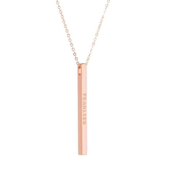 MantraBand Necklace | Fearless Jewelry MantraBand Rose Gold