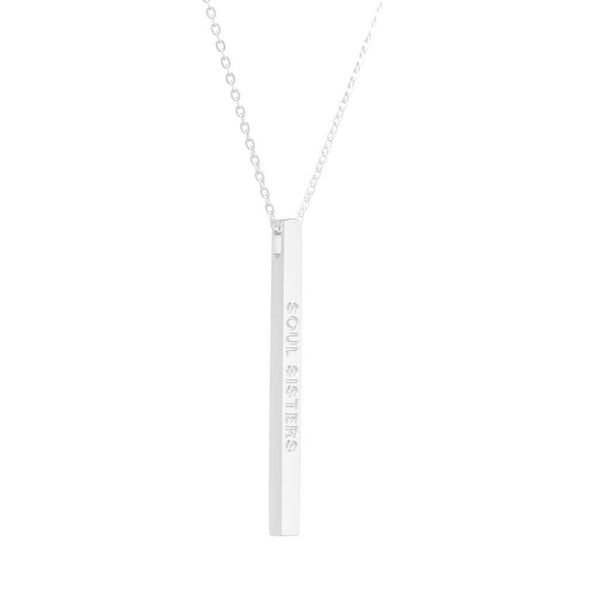 MantraBand Necklace | Soul Sisters Jewelry MantraBand Silver