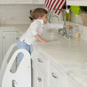 Little Partners 3-in-1 Growing Step Stool | Olive Green BabyGear Learning Tower by Little Partners