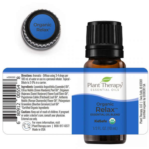 Plant Therapy | Oragnic Essential Oil ~ Relax 10 ml EssentialOils Plant Therapy
