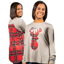 Simply Southern | Tunic ~ Plaid Reindeer Clothing Simply Southern