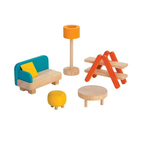 PlanToys | Dollhouse Accessories ~ Living Room Toys PlanToys