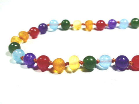 CanyonLeaf Children's Raw Amber Jewelry | Rainbow Gemstone Jewelry CanyonLeaf Jewelry