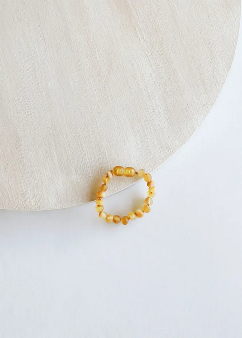 CanyonLeaf Children's Raw Amber Jewelry | Honey Jewelry CanyonLeaf Jewelry Anklet/Bracelet 5"
