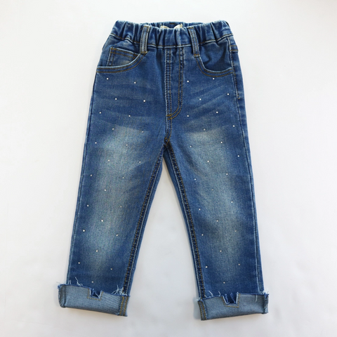 Rhinestone All over Stretch Jeans  Doe A Dear