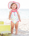 RuffleButts | Ruffle Halter One Piece Swimsuit ~ Love Clothing RuffleButts