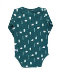 RuggedButts ~ Polar Frost Raglan Henley Bodysuit Clothing RuggedButts