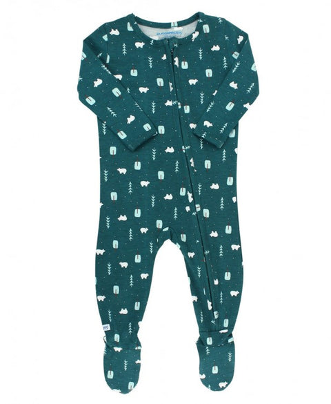 RuggedButts ~ Polar Frost Snuggly Fotted Pajamas Clothing RuggedButts