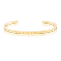 MantraBand Whisper | Strength - She Believed She Could, So She Did (no ink)  MantraBand Gold