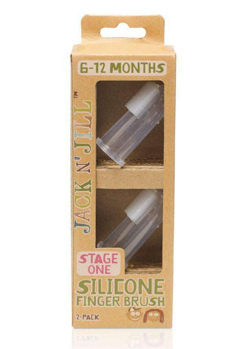Jack n Jill | Finger Brush 2 Pack - Stage 1 Skin Care Jack N' Jill Natural Toothpaste