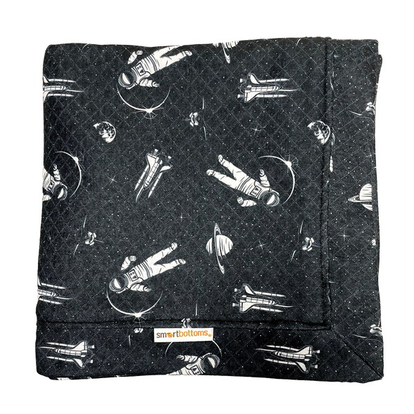 Smart Bottoms Cuddle Blanket ~ Space Race Bedding Smart Bottoms