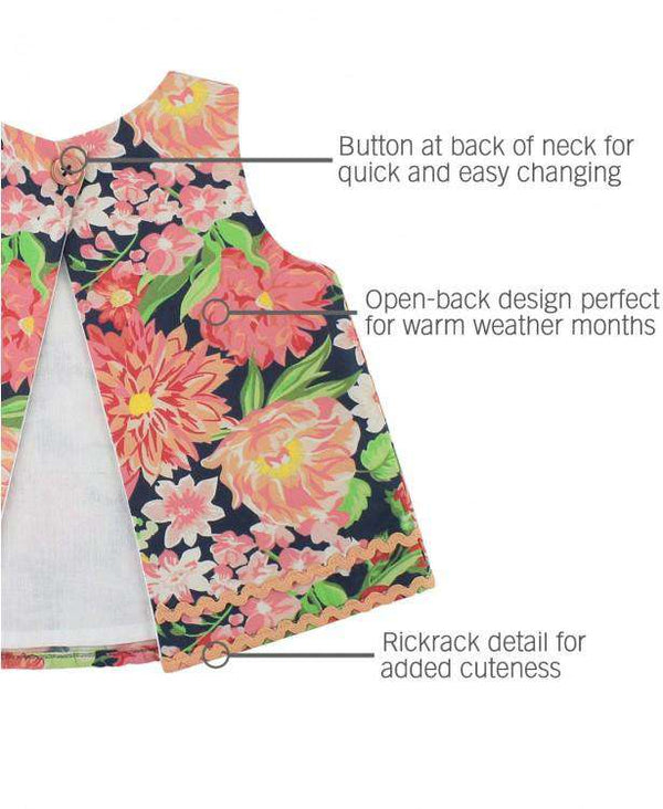 RuffleButts | Swing Top ~ Sunset Garden Clothing RuffleButts