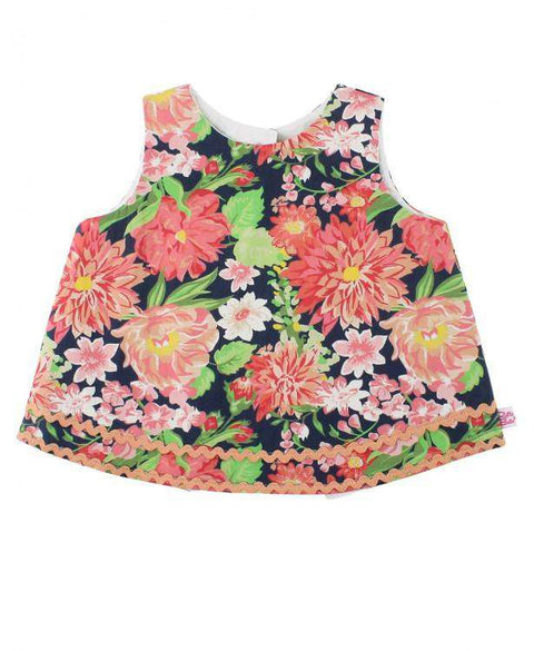 RuffleButts | Swing Top ~ Sunset Garden Clothing RuffleButts