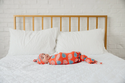 Copper Pearl |  Knit Swaddle Blanket ~ Spangled Bedding Copper Pearl