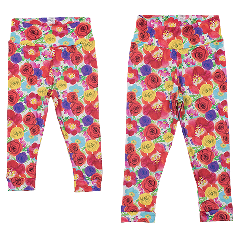 Bumblito x Smart Bottoms MMB Exclusive - ARBAON A Rose By Any Other Name Diapers Smart Bottoms Medium Leggings