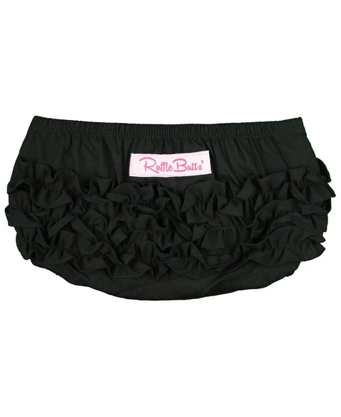 Ruffle Butts | Woven RuffleButt ~ Black Clothing RuffleButts