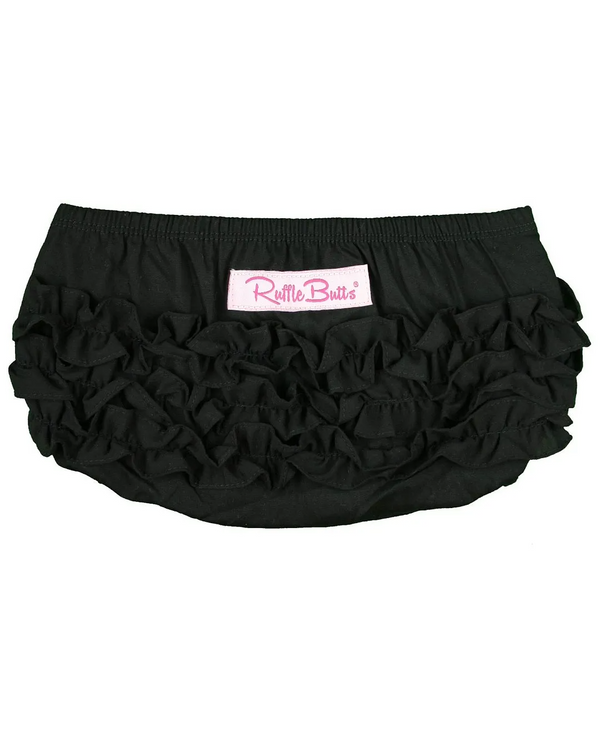 Ruffle Butts | Woven RuffleButt ~ Black Clothing RuffleButts