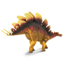 This Stegosaurus  features brilliant yellow and reds with black markings