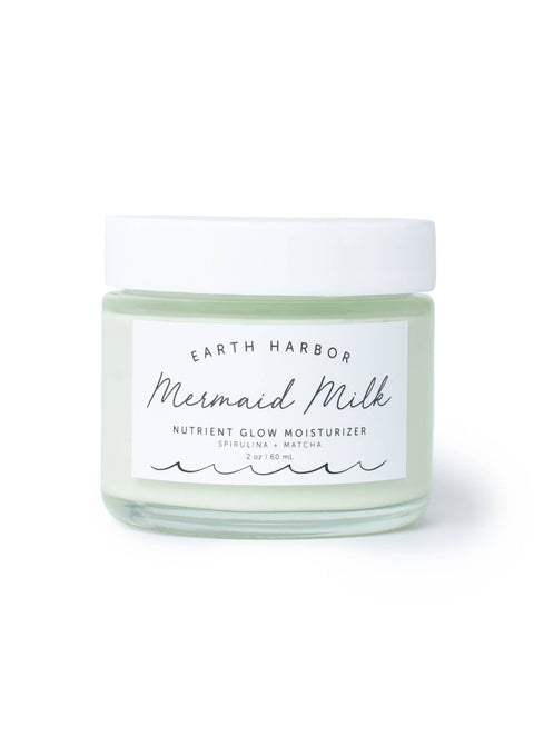 Mermaid Milk | Superfood Moisturizer: Matcha + Spirulina: 1 oz