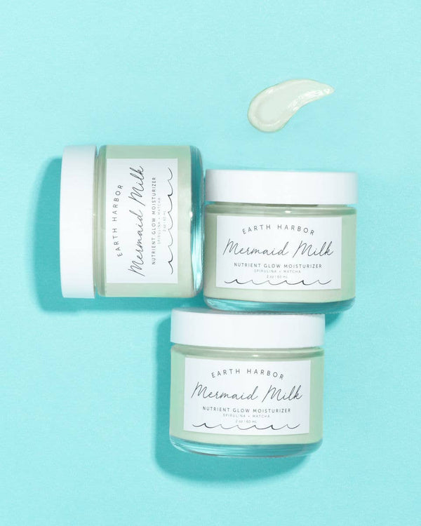 Mermaid Milk | Superfood Moisturizer: Matcha + Spirulina: 1 oz